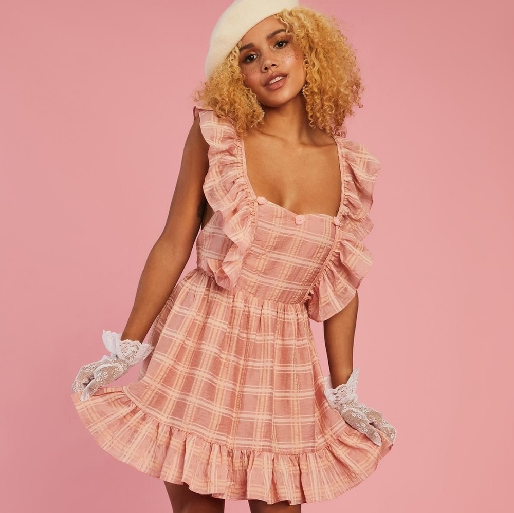 SUGAR THRILLZ Afternoon Picnic Apron Dress (M)